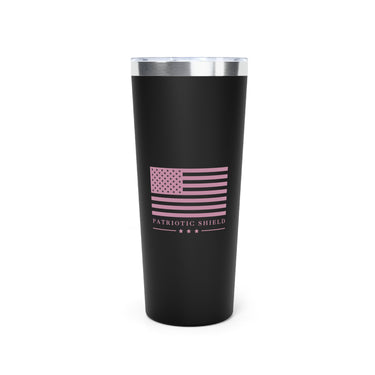 stainless steel Beautiful Badass tumbler with American pride